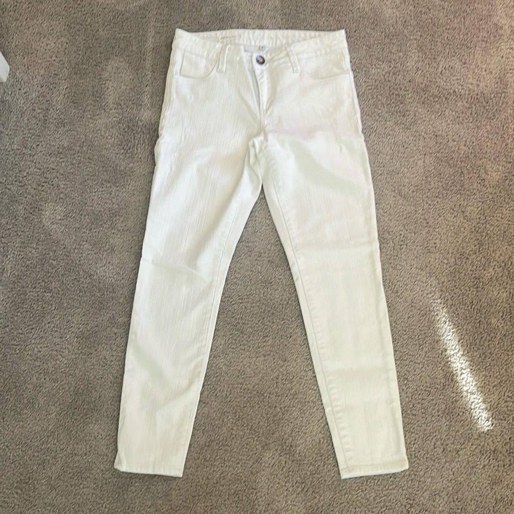 Kut from the Kloth Brigitte Ankle Skinny White Jean Size 6
